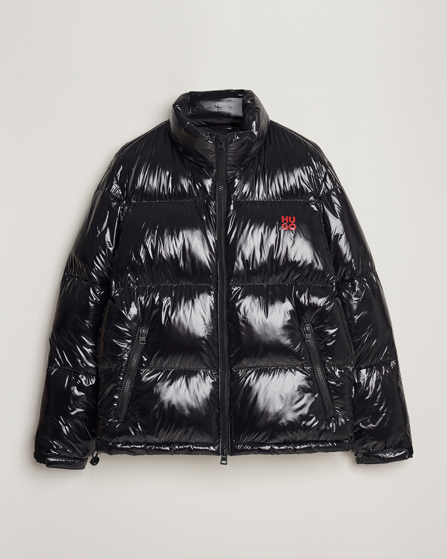 Hombres | Abrigos y chaquetas | HUGO | Biron Glossy Down Jacket Black