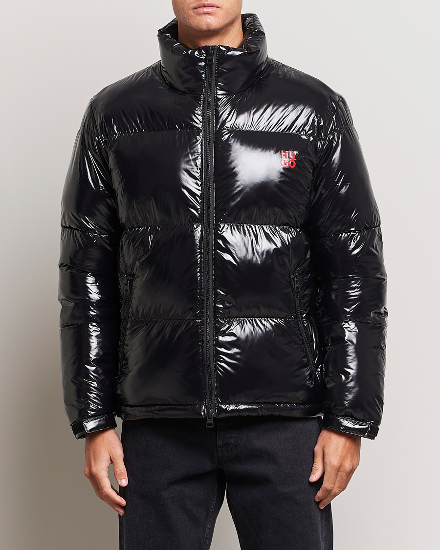 Hombres | Abrigos y chaquetas | HUGO | Biron Glossy Down Jacket Black