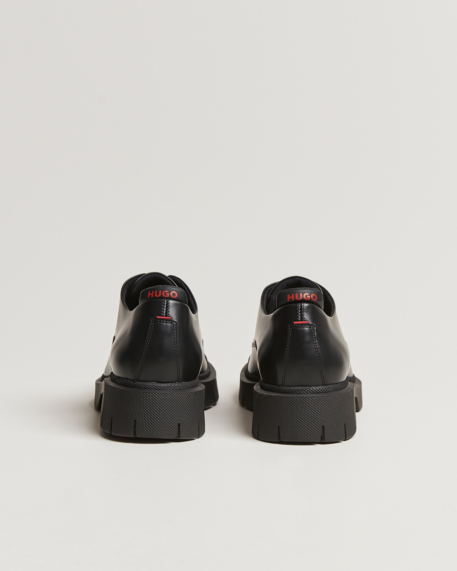 Hombres | HUGO Denzel Chunky Leather Derby Black | HUGO | Denzel Chunky Leather Derby Black