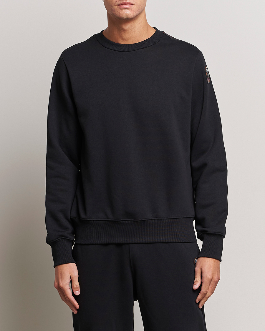 Hombres | Jerséis y prendas de punto | Parajumpers | K2 Super Easy Crew Neck Sweatshirt Black