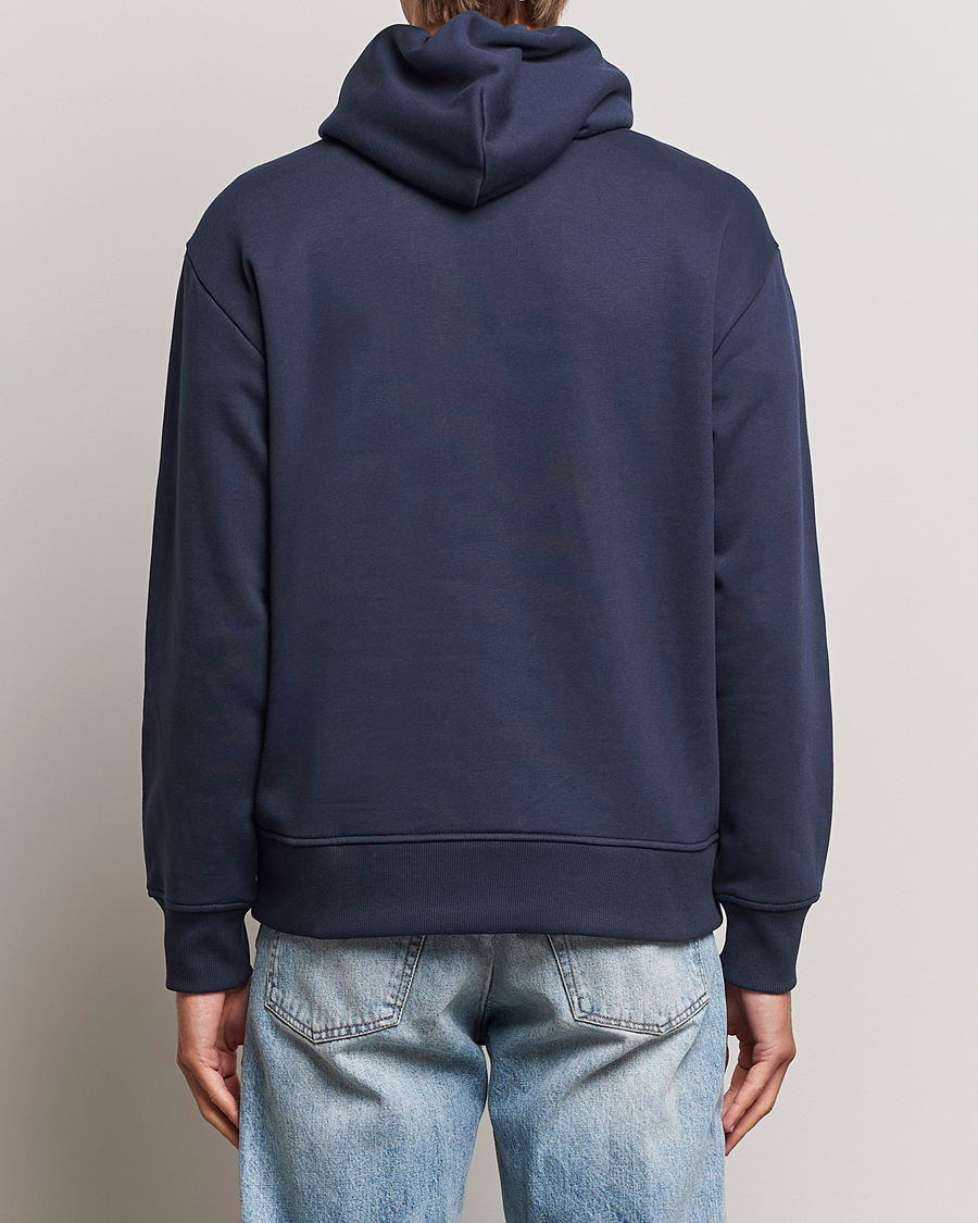 Hombres | Jerséis y prendas de punto | NN07 | Briggs Logo Hoodie Navy Blue