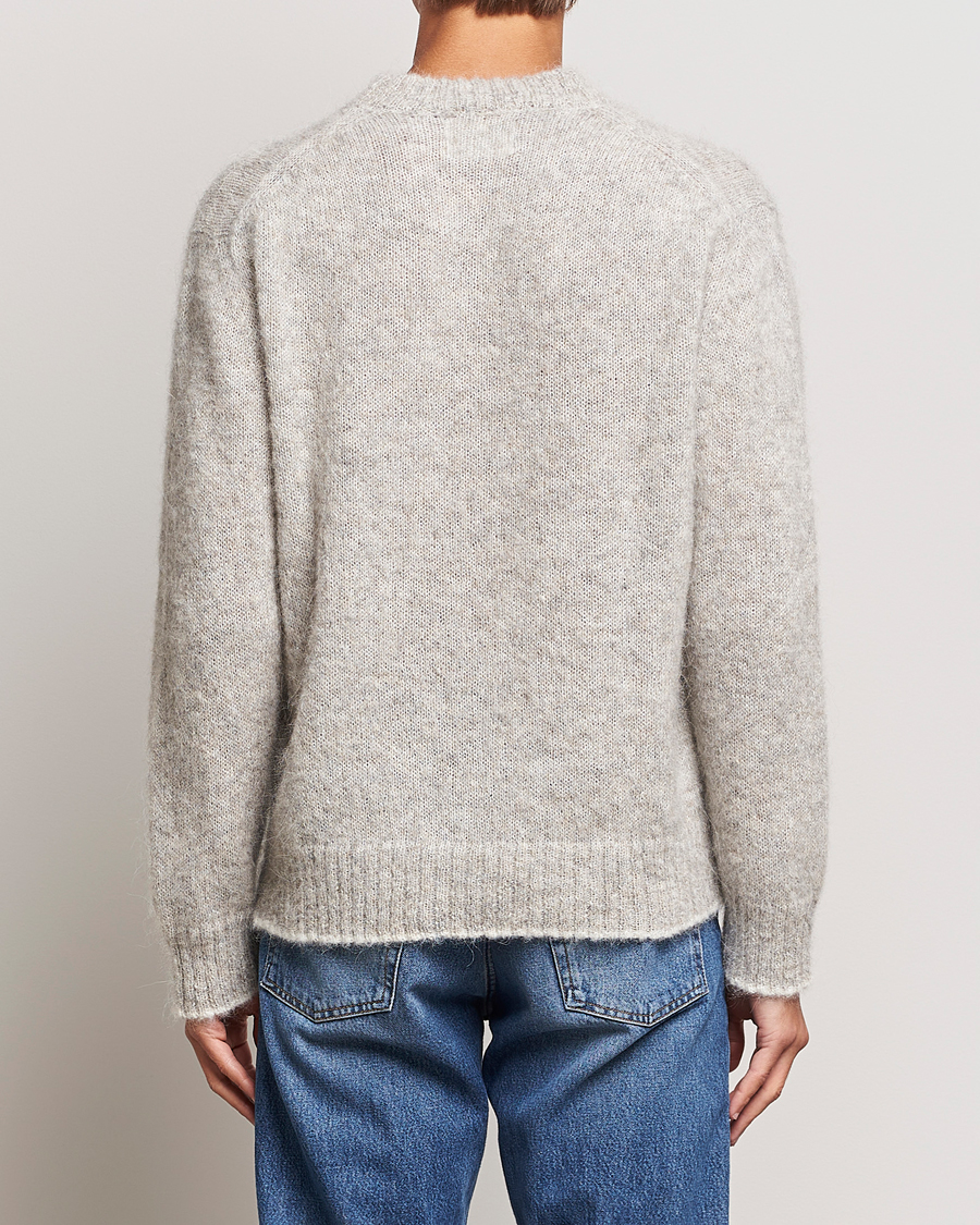 Hombres | Jerséis y prendas de punto | NN07 | Jack Wool Crew Neck Sweater Light Grey Melange