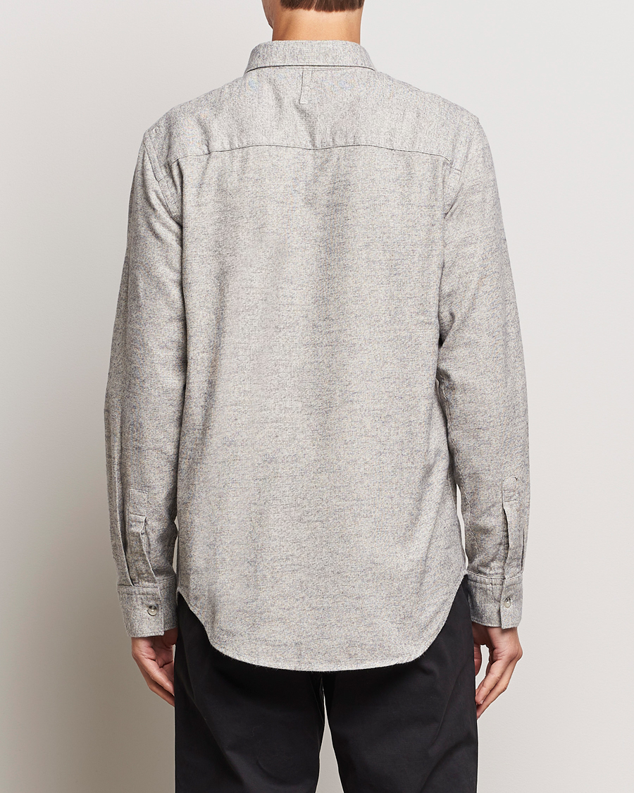 Hombres | Camisas | NN07 | Cohen Brushed Flannel Shirt Black Multi