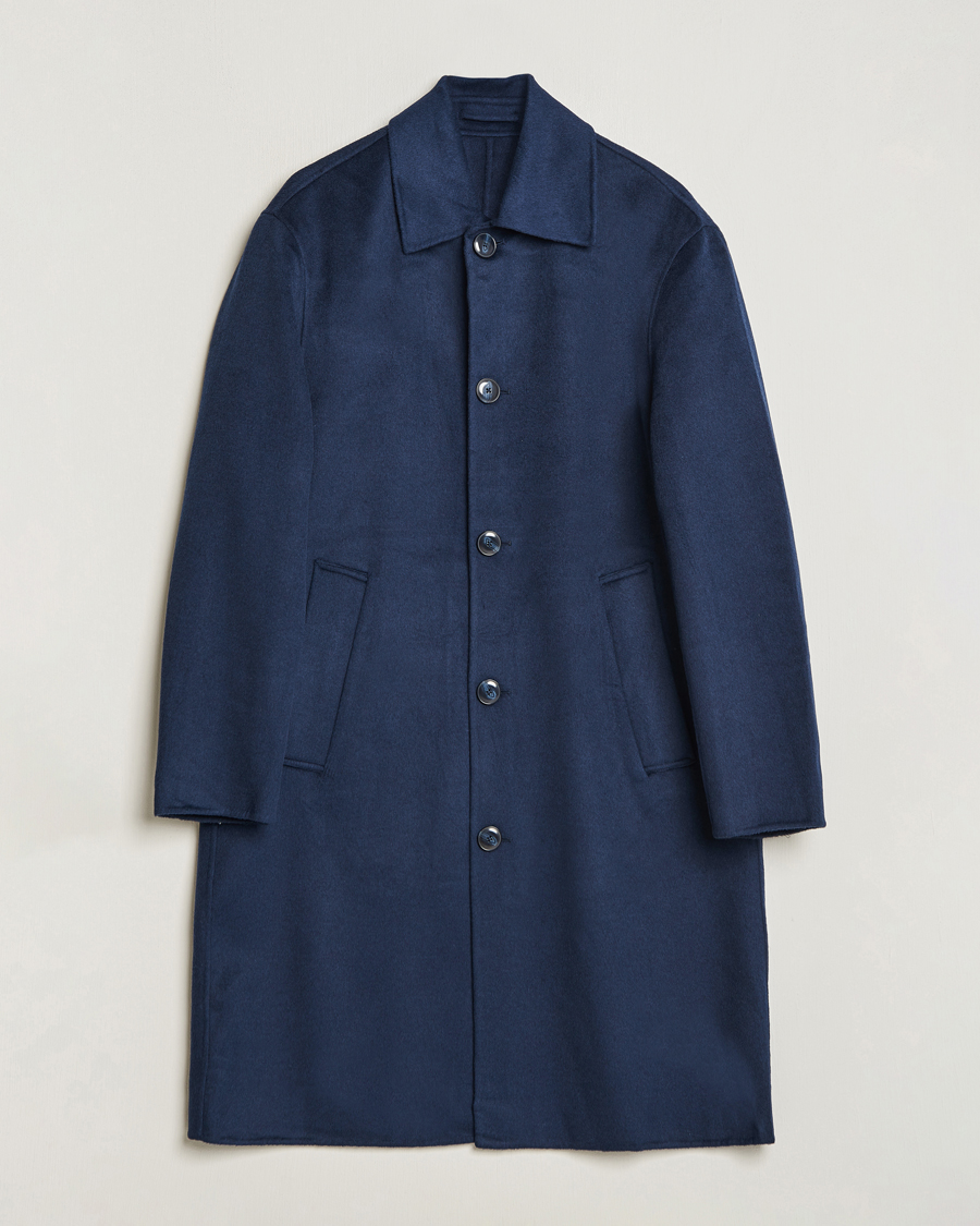Hombres | Abrigos y chaquetas | NN07 | Franco Wool Coat Navy Blue