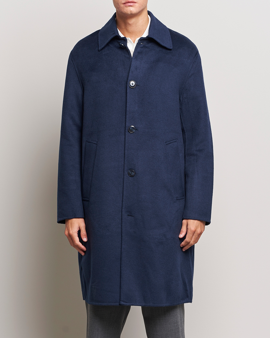 Hombres | Abrigos y chaquetas | NN07 | Franco Wool Coat Navy Blue