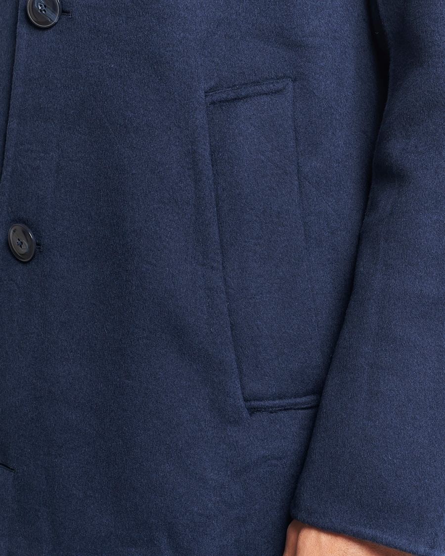 Hombres | Abrigos y chaquetas | NN07 | Franco Wool Coat Navy Blue