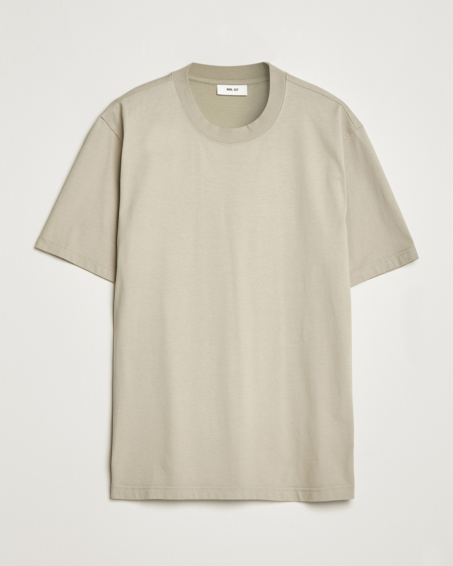 Hombres | Camisetas | NN07 | Adam Pima Crew Neck T-Shirt Fog