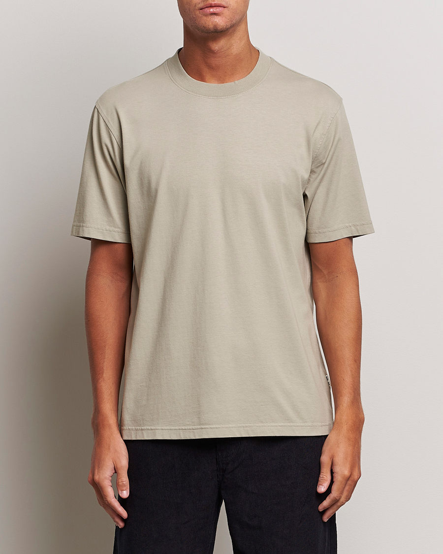 Hombres | Camisetas | NN07 | Adam Pima Crew Neck T-Shirt Fog