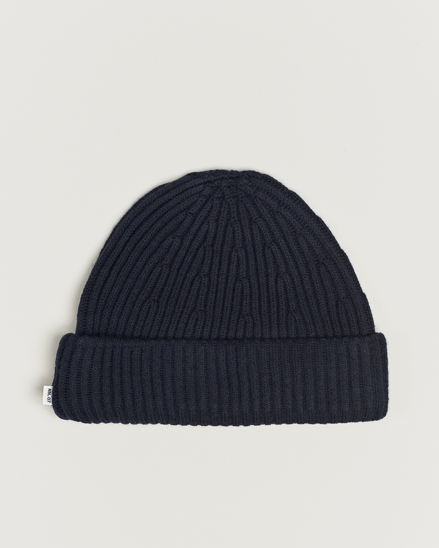 Hombres | NN07 Ribbed Hat Navy Blue | NN07 | Ribbed Hat Navy Blue