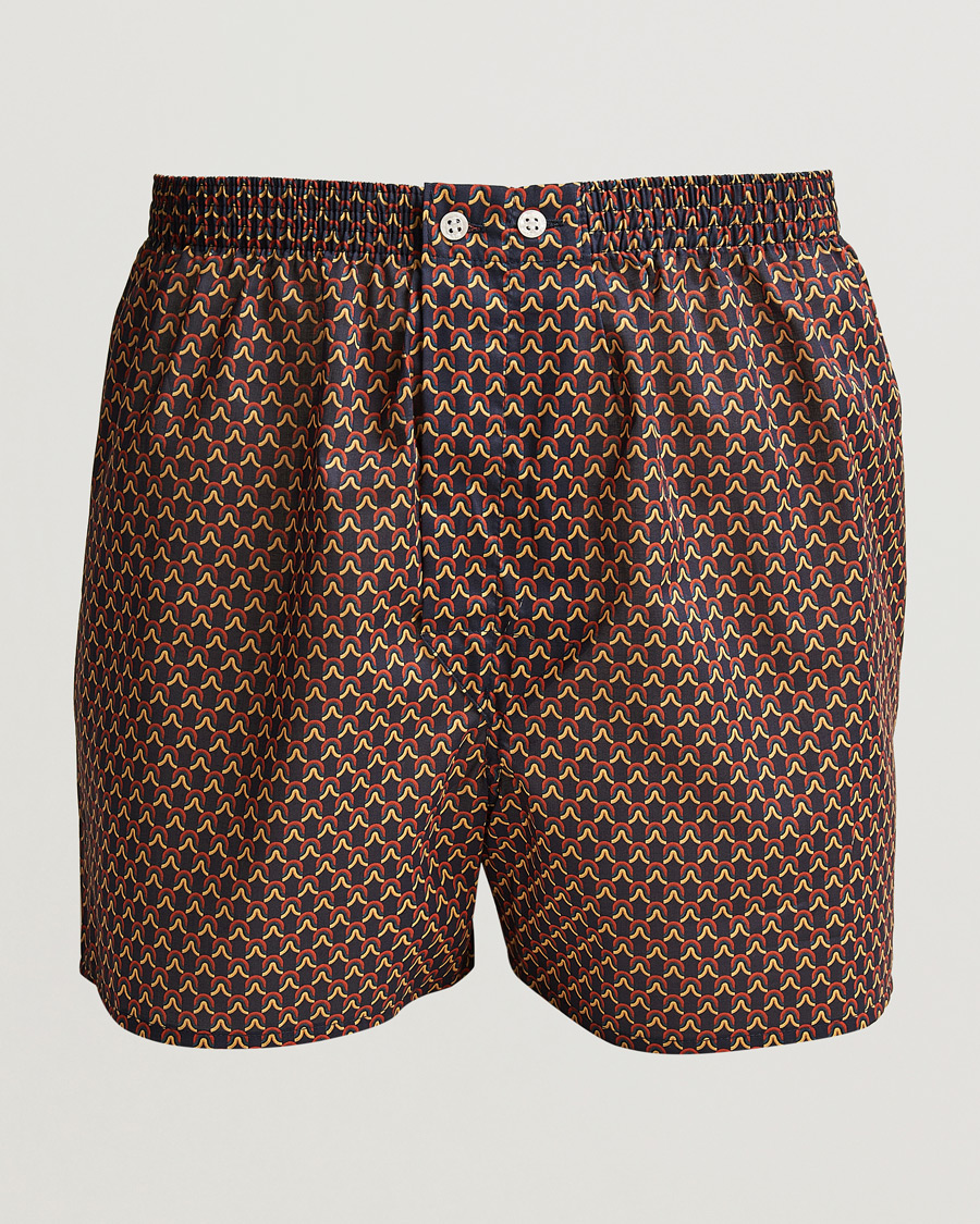 Hombres | Ropa interior y calcetines | Derek Rose | Classic Fit Woven Cotton Boxer Shorts Multi