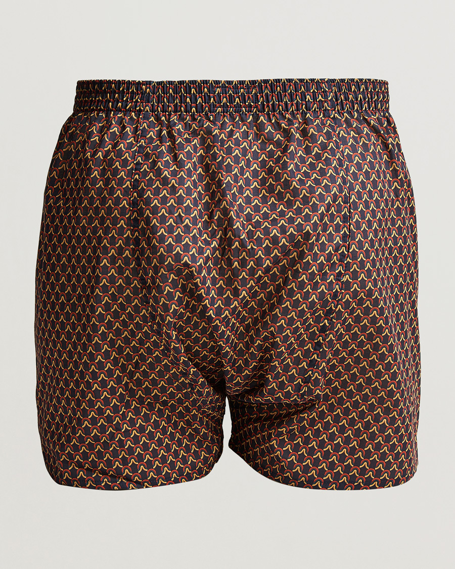 Hombres | Ropa interior y calcetines | Derek Rose | Classic Fit Woven Cotton Boxer Shorts Multi