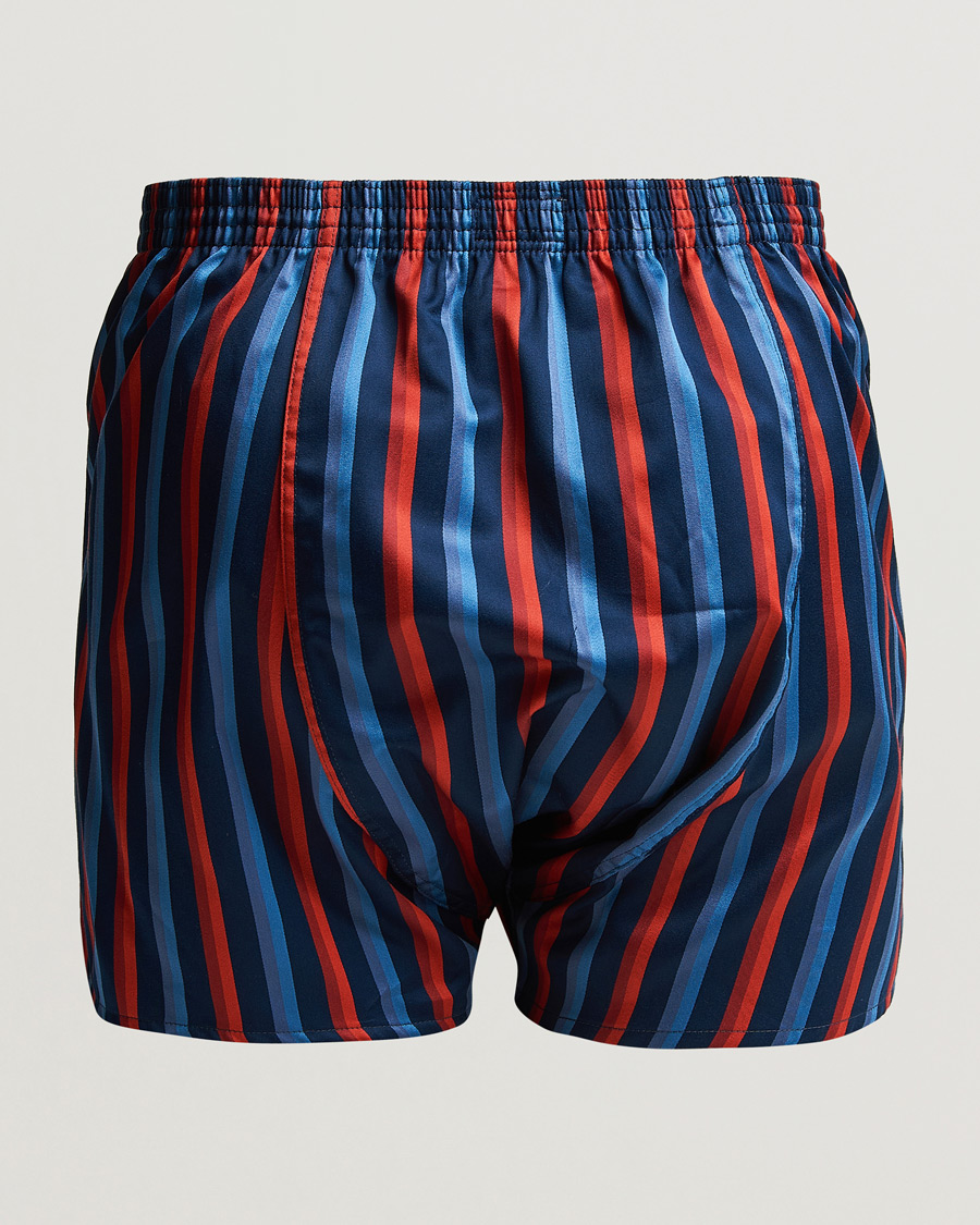 Hombres | Ropa interior y calcetines | Derek Rose | Classic Fit Striped Cotton Boxer Shorts Multi