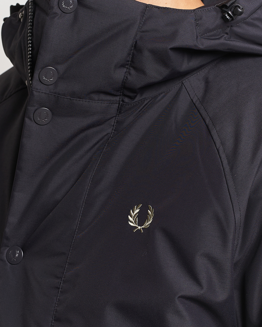 Hombres | Abrigos y chaquetas | Fred Perry | Padded Zip Through Parka Black