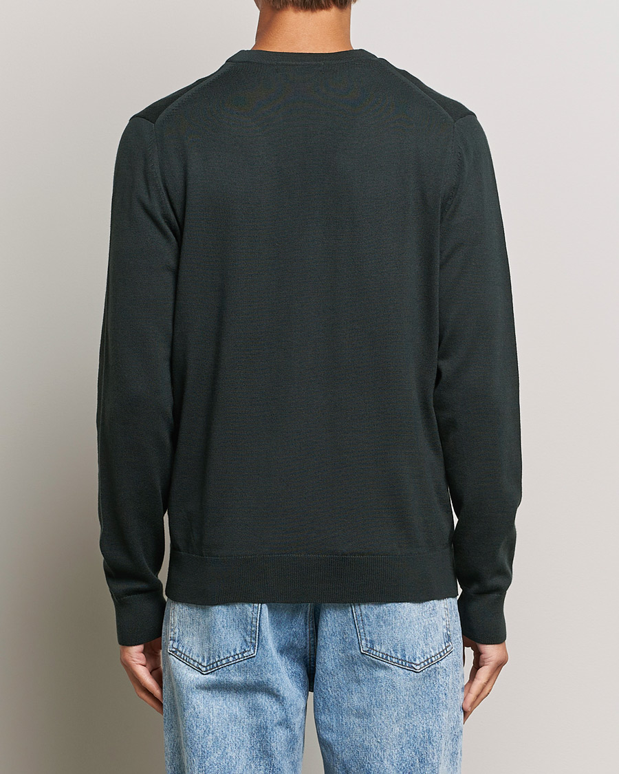 Hombres | Jerséis y prendas de punto | Fred Perry | Knitted Cardigan Night Green