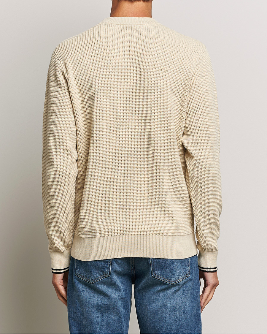 Hombres | Jerséis y prendas de punto | Fred Perry | Waffle Stitch Jumper Oatmeal