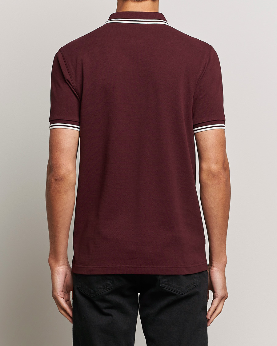 Hombres | Polos | Fred Perry | Twin Tipped Polo Shirt Oxblood