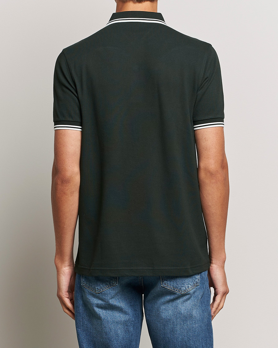 Hombres | Polos | Fred Perry | Twin Tipped Polo Shirt Night Green