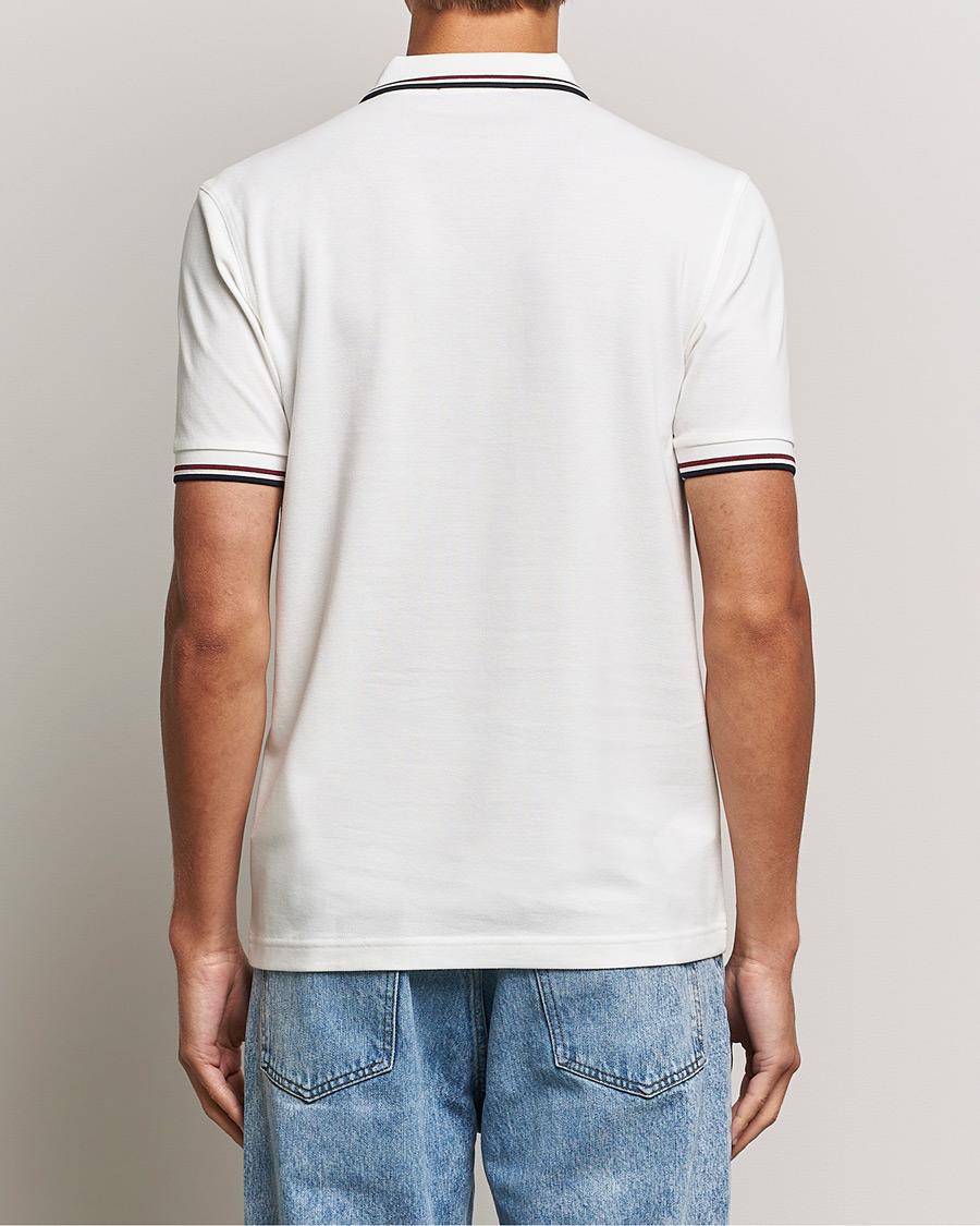 Hombres | Polos | Fred Perry | Twin Tipped Polo Shirt Snow White