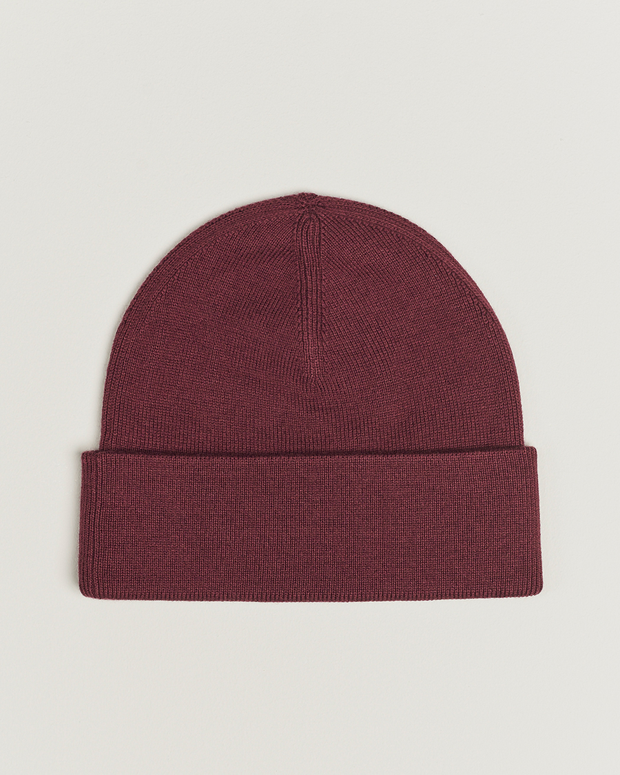 Hombres | Fred Perry Merino Wool Beanie Oxblood | Fred Perry | Merino Wool Beanie Oxblood