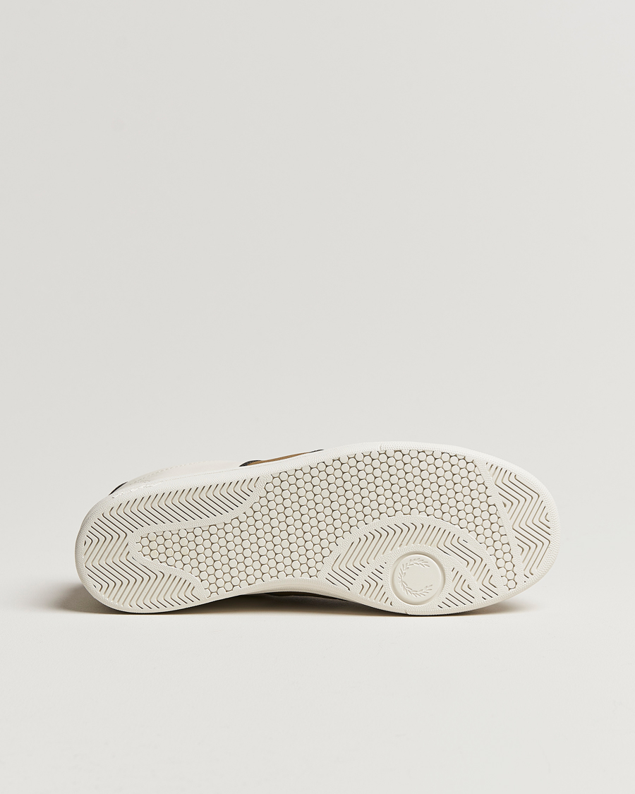 Hombres | Fred Perry B721 Leather Sneaker White/Porcelin Black | Fred Perry | B721 Leather Sneaker White/Porcelin Black