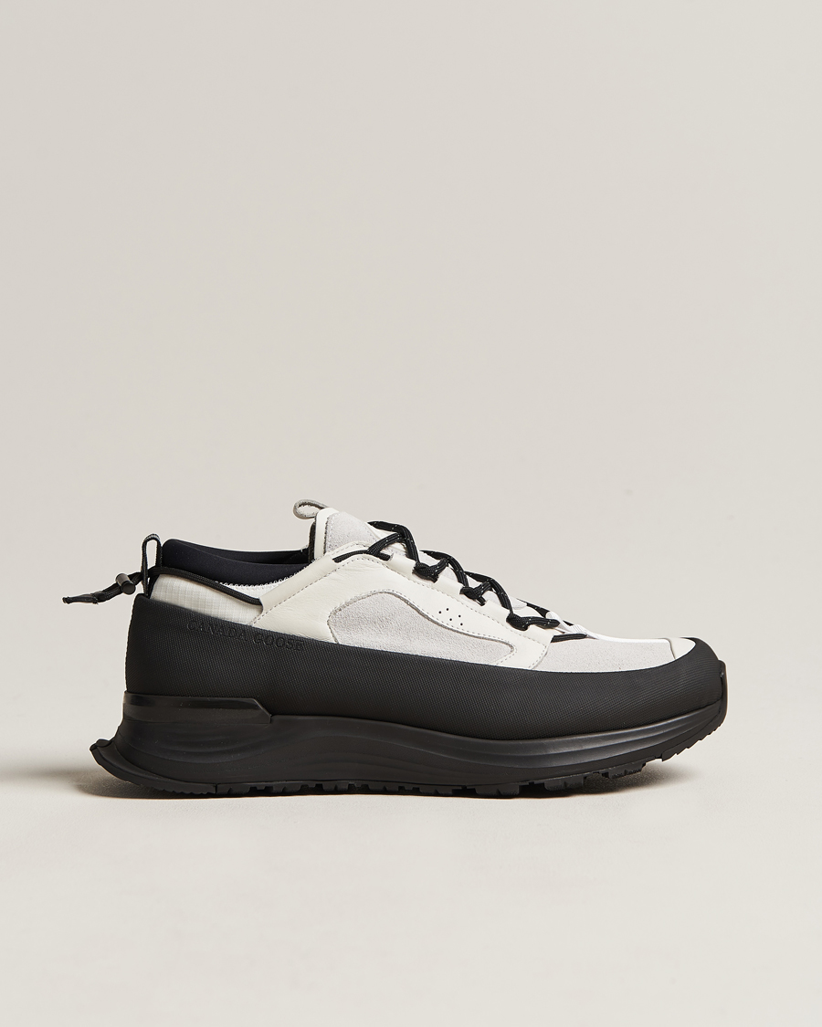 Hombres | Canada Goose Glacier Trail Sneaker White/Black | Canada Goose | Glacier Trail Sneaker White/Black