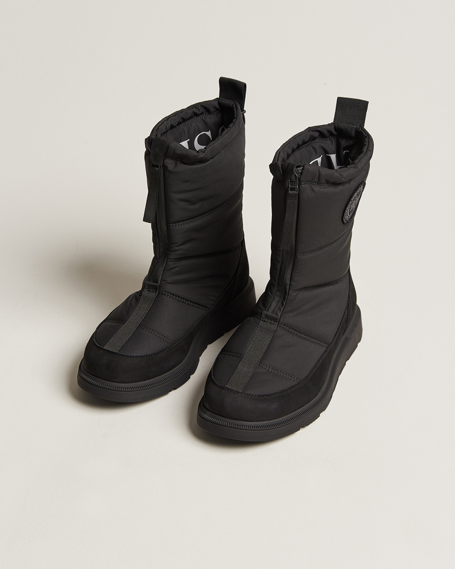 Hombres | Canada Goose Crofton Fold Down Puffer Boot Black | Canada Goose | Crofton Fold Down Puffer Boot Black