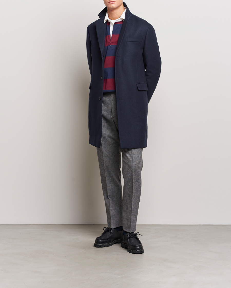 Hombres | Abrigos y chaquetas | GANT | Tailored Wool Coat Night Blue