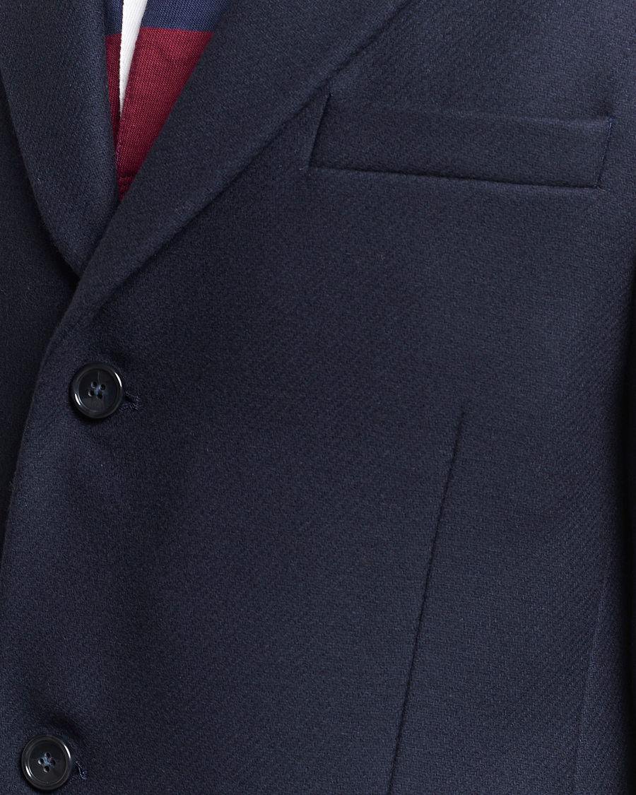 Hombres | Abrigos y chaquetas | GANT | Tailored Wool Coat Night Blue