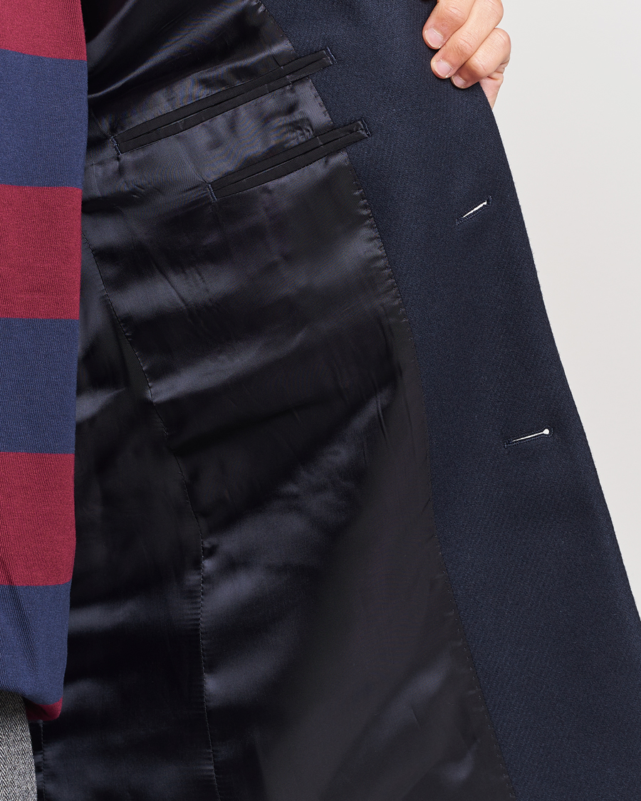 Hombres | Abrigos y chaquetas | GANT | Tailored Wool Coat Night Blue