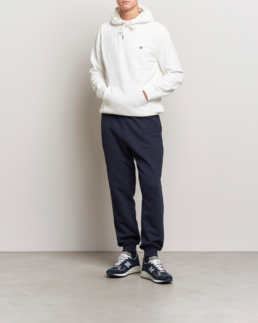 Hombres | Pantalones | GANT | Archive Shield Sweatpants Evening Blue