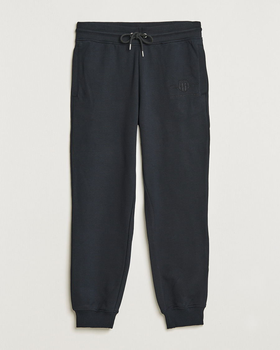 Hombres | Pantalones | GANT | Archive Shield Sweatpants Black