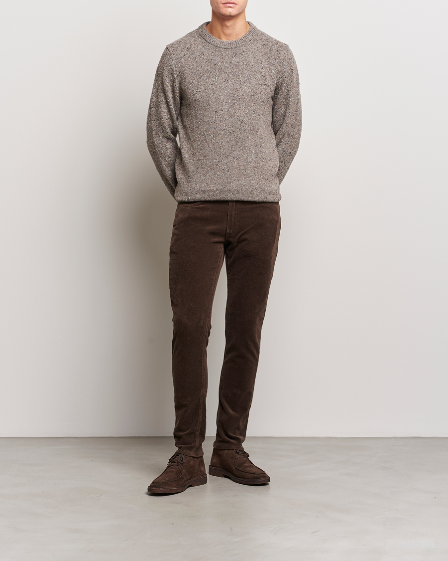 Hombres | Pantalones | Gant | Cord 5-Pocket Jeans Rich Brown