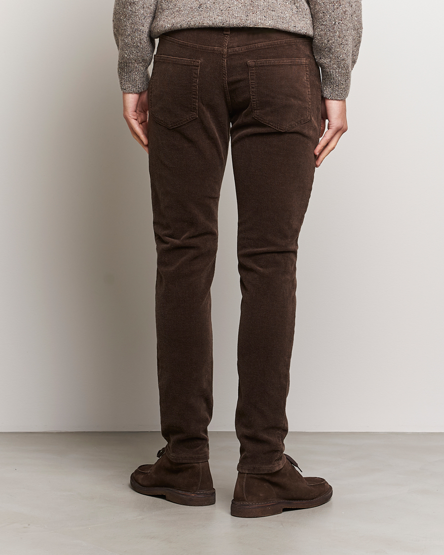 Hombres | Pantalones | Gant | Cord 5-Pocket Jeans Rich Brown