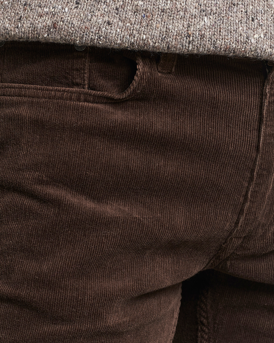 Hombres | Pantalones | Gant | Cord 5-Pocket Jeans Rich Brown