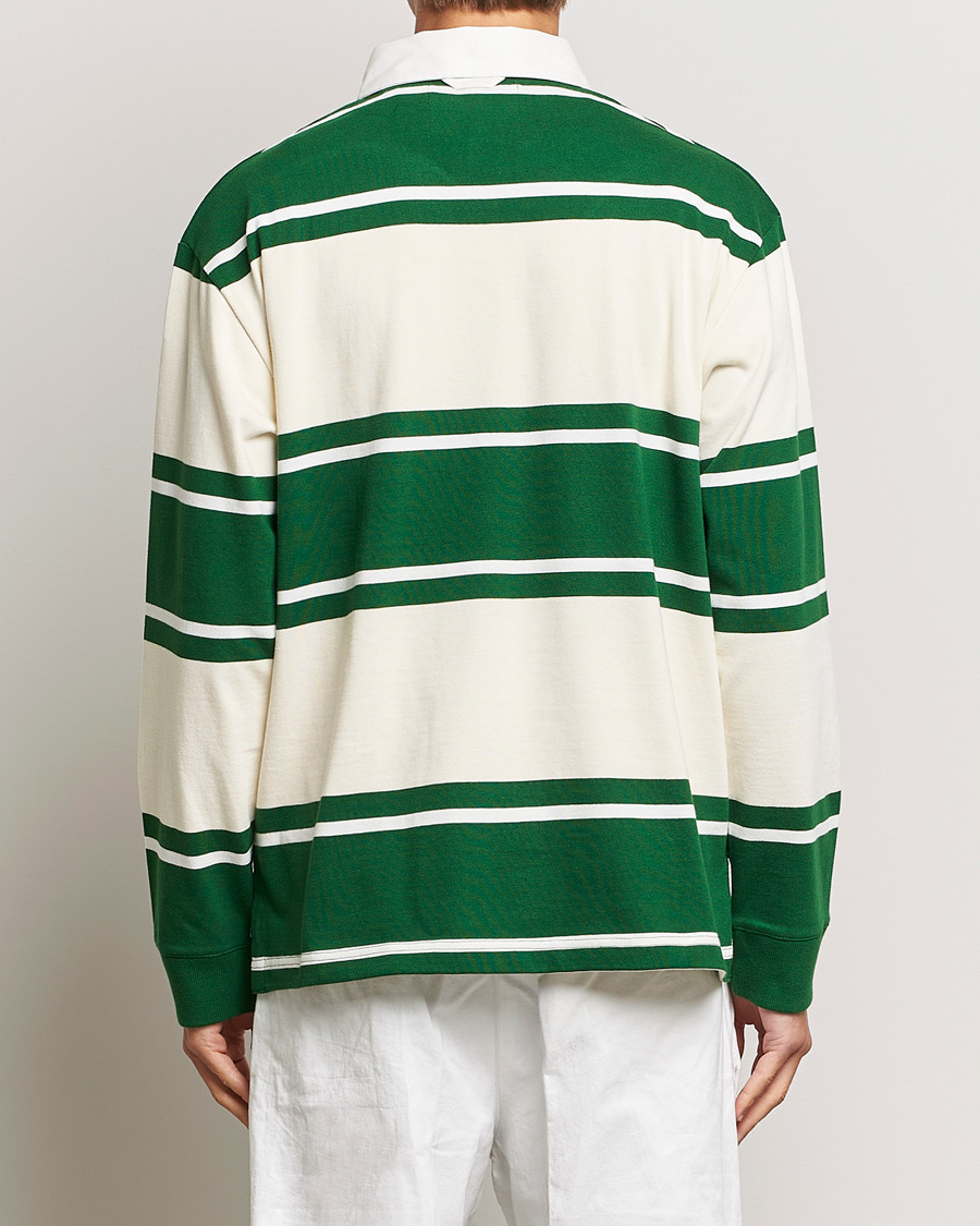 Hombres | Jerséis y prendas de punto | GANT | Striped Heavy Rugger Strong Green
