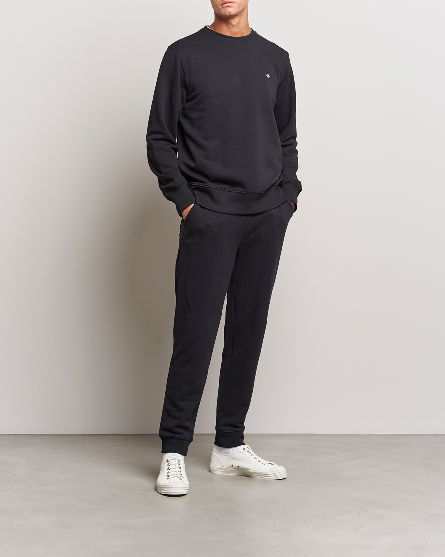 Hombres | Jerséis y prendas de punto | Gant | Original Crew Neck Sweatshirt Black