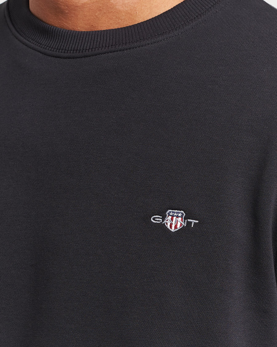 Hombres | Jerséis y prendas de punto | Gant | Original Crew Neck Sweatshirt Black