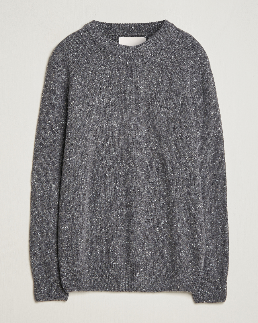 Hombres | Jerséis y prendas de punto | GANT | Neps Donegal Crew Neck Sweater Antracite