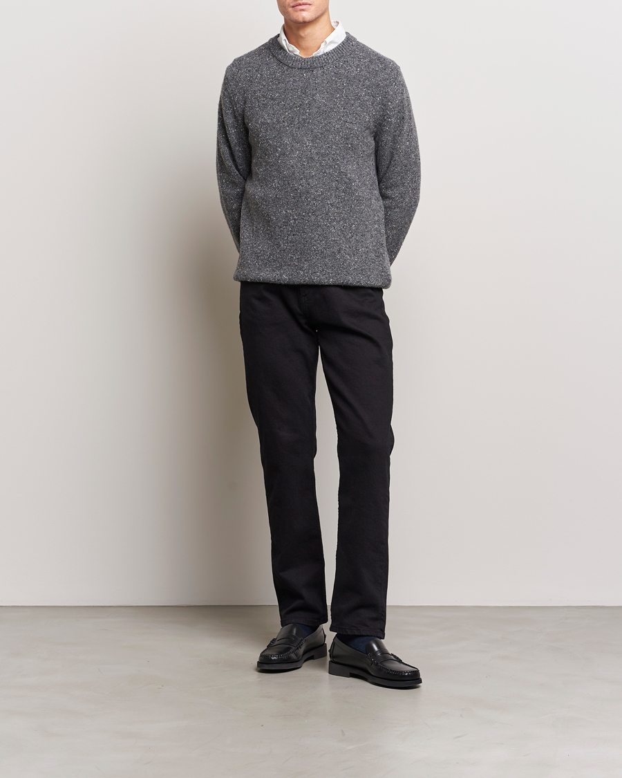 Hombres | Jerséis y prendas de punto | GANT | Neps Donegal Crew Neck Sweater Antracite