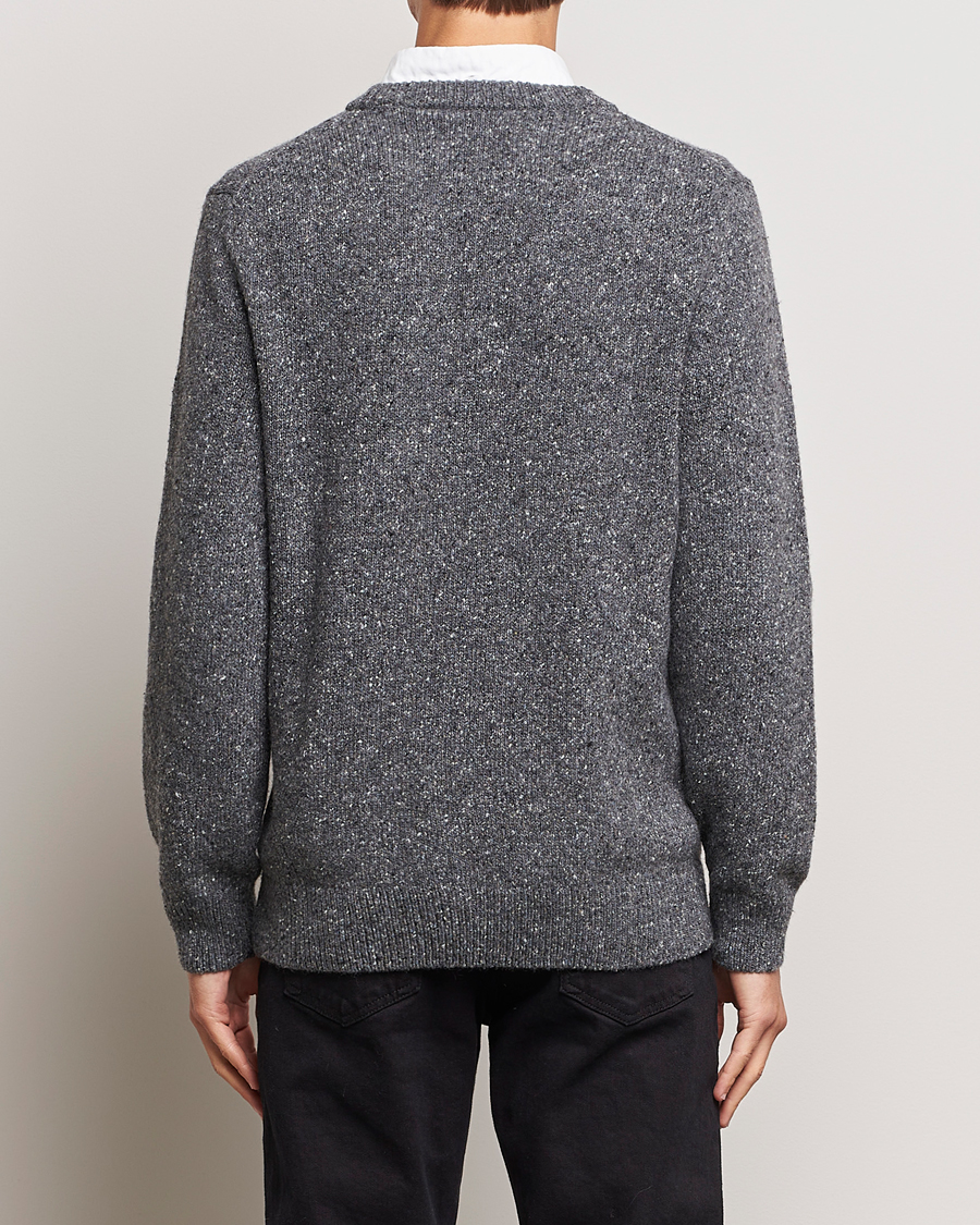 Hombres | Jerséis y prendas de punto | GANT | Neps Donegal Crew Neck Sweater Antracite