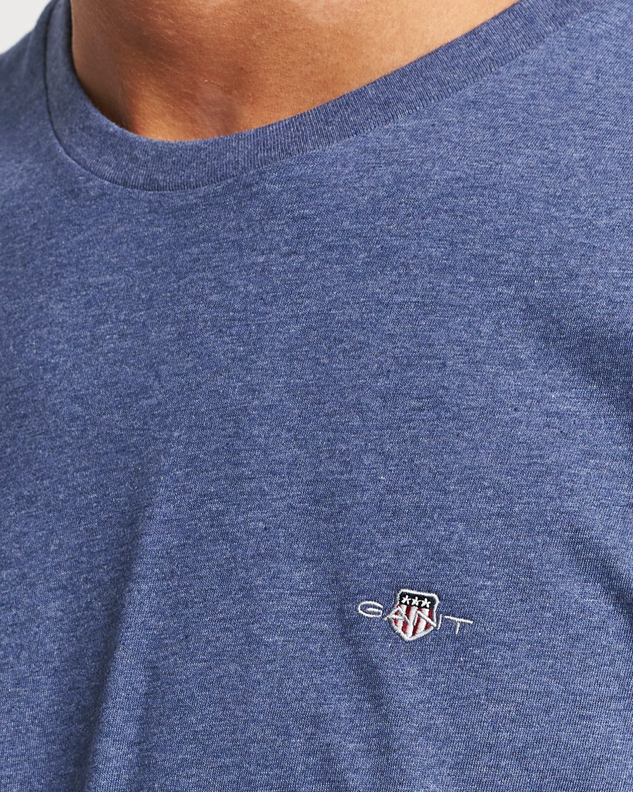 Hombres | Camisetas | GANT | The Original T-Shirt Dark Jeansblue Melange
