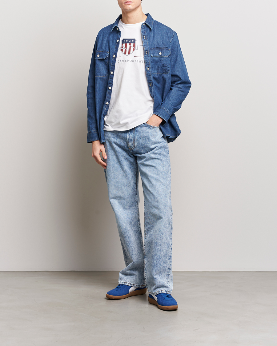 Hombres | Camisetas | GANT | Archive Shield Logo T-Shirt White