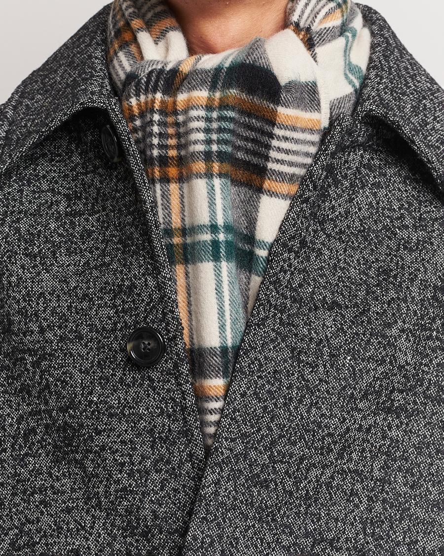 Hombres |  | GANT | Wool Multi Checked Scarf Putty Multi