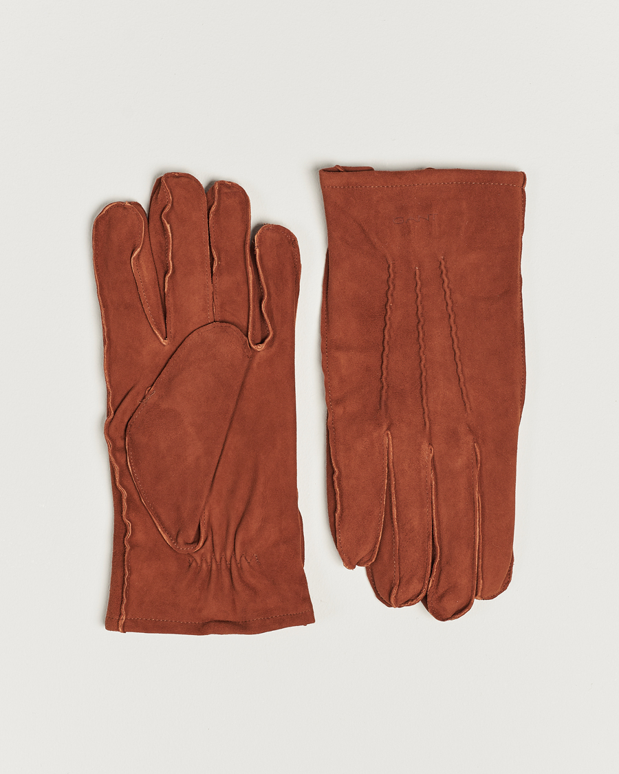 Hombres | GANT Classic Suede Gloves Clay Brown | Gant | Classic Suede Gloves Clay Brown