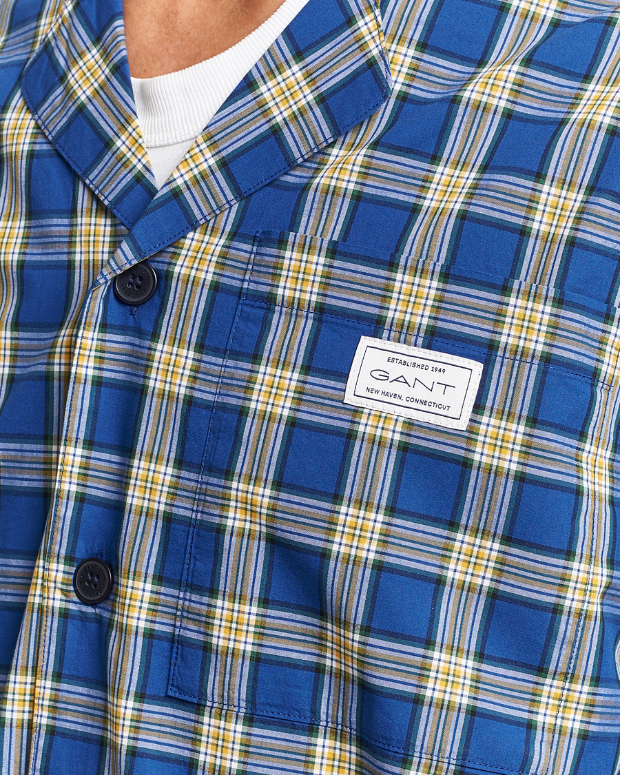 Hombres | Pijamas y batas | Gant | Checked Pyjama Set College Blue