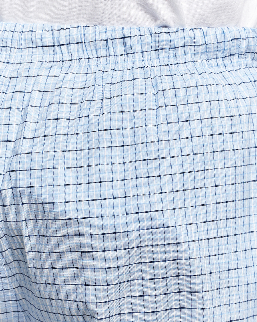 Hombres | Pijamas y batas | Gant | Checked Pyjama Set Capri Blue