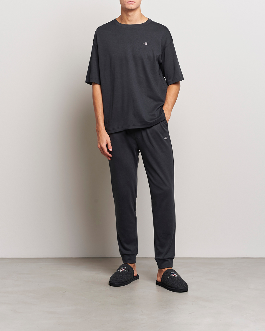 Hombres | Pijamas y batas | GANT | Premium Loungewear Set Black