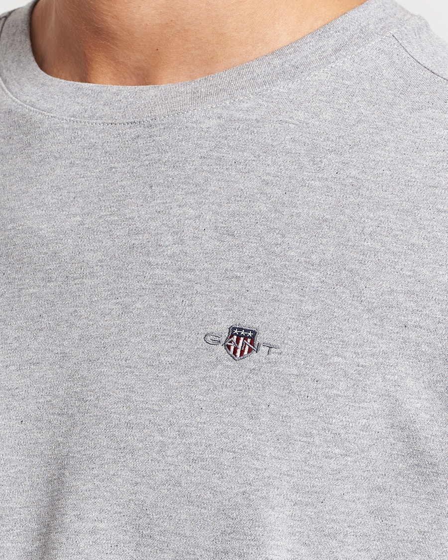 Hombres | Pijamas y batas | GANT | Premium Loungewear Set Grey Melange