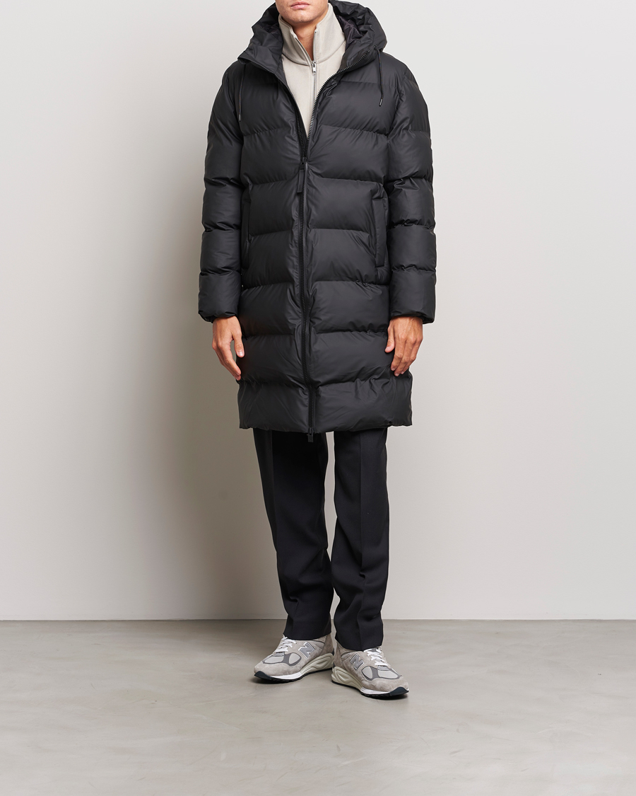 Hombres | Abrigos y chaquetas | RAINS | Alta Long Puffer Jacket Black