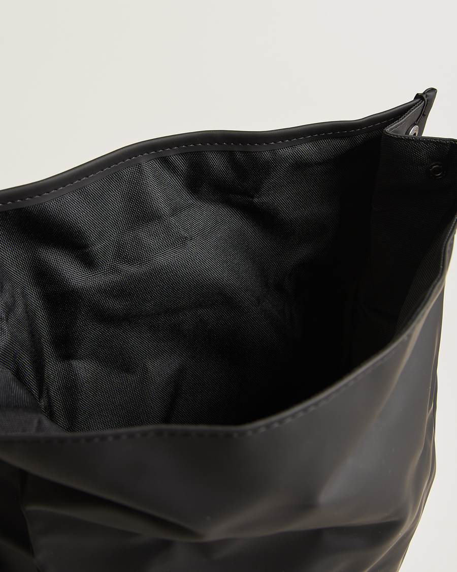 Hombres | Bolsos | RAINS | Rolltop Rucksack Black